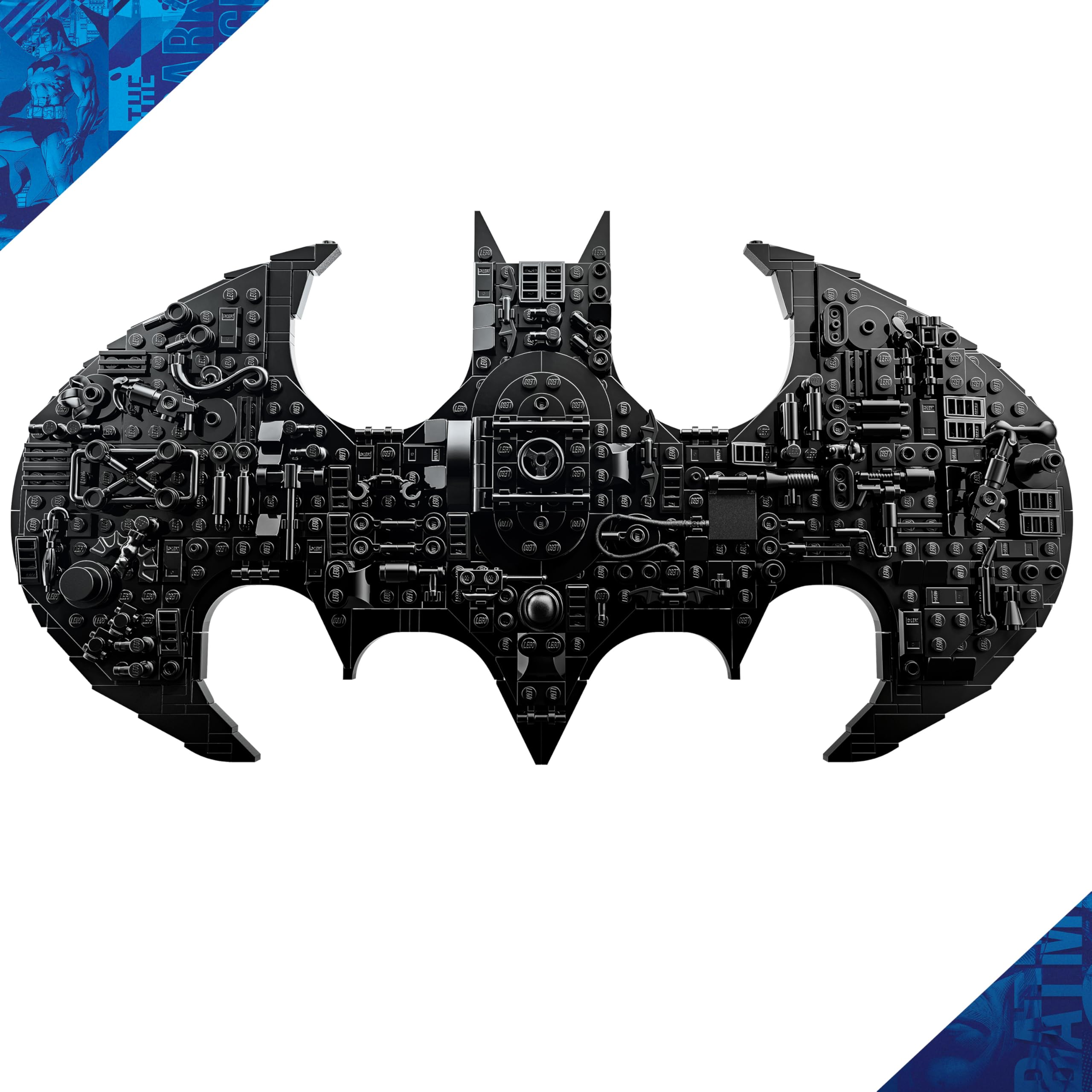 LEGO DC Batman Logo Building Set 76330 - 2 Minifigures | Ages 12+ | Display Model 3