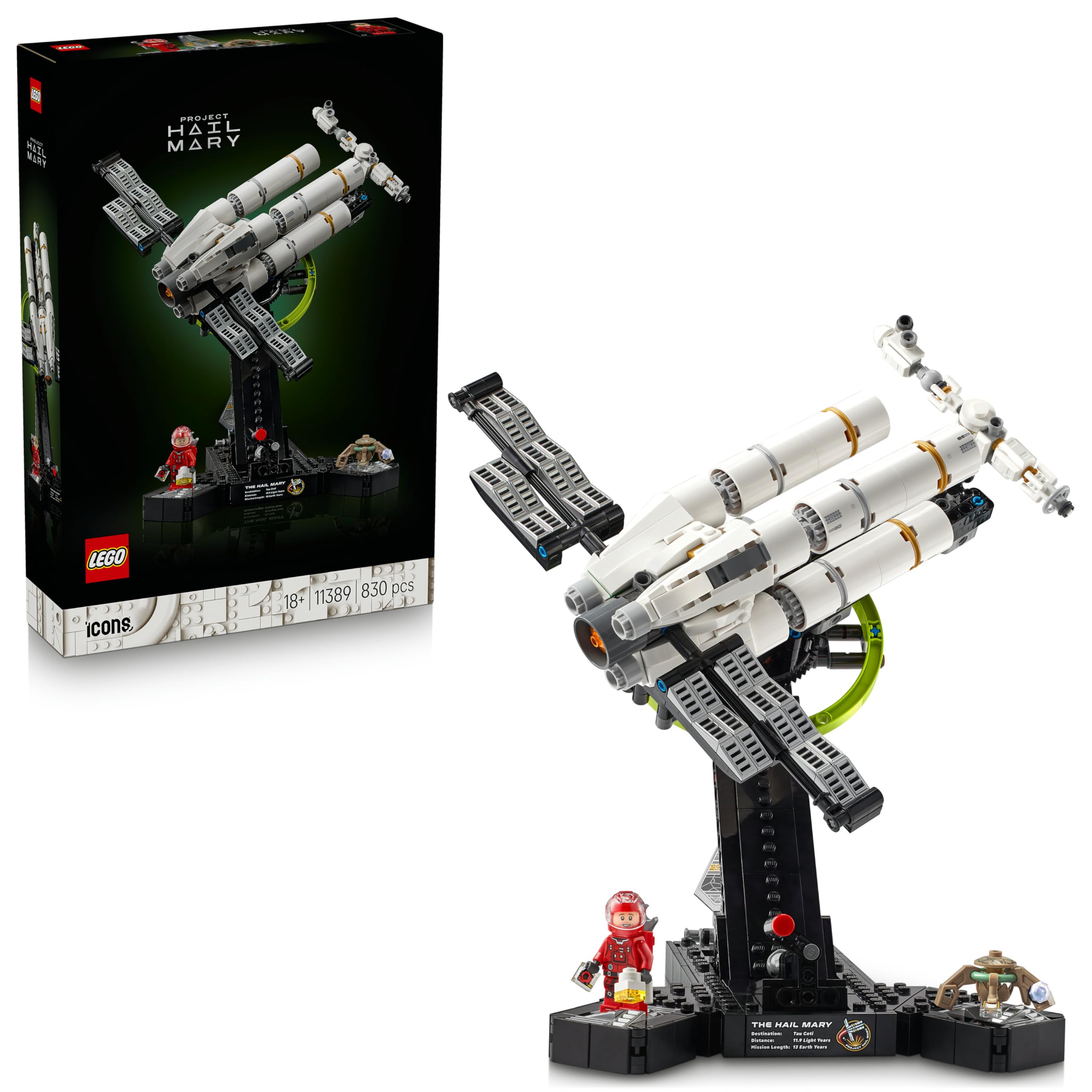 LEGO Icons Project Hail Mary Spaceship Model Kit - Microscale Replica | Ages 18+ 1