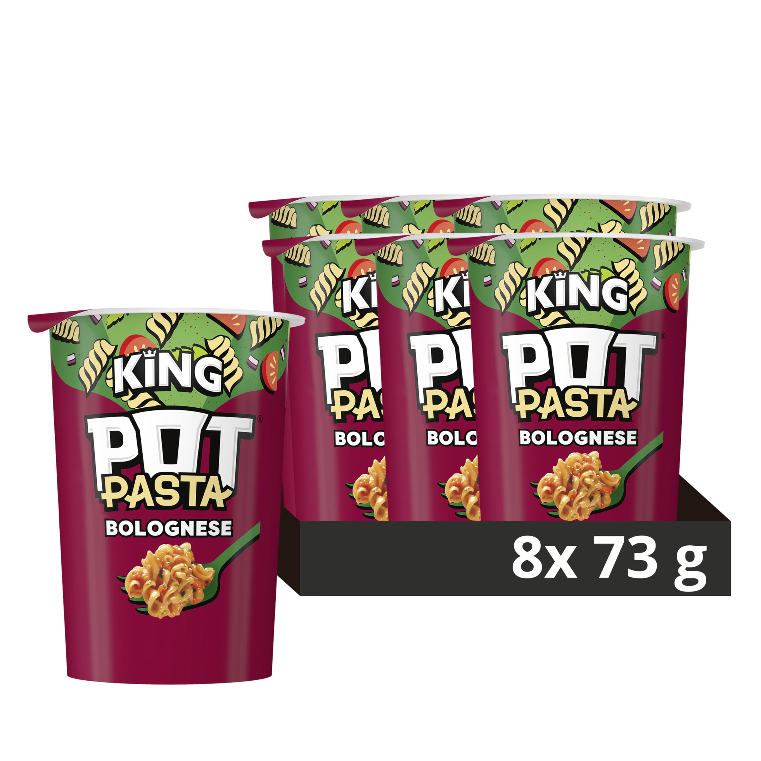 Pot Noodle - King Pot Pasta Bolognese Instant Snack Pot 6