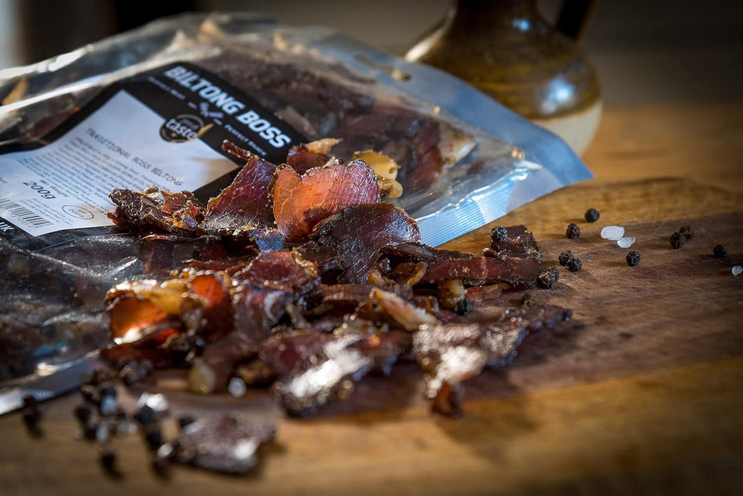Biltong Boss Traditional Boss Beef Biltong - Premium High Protein Beef Snack