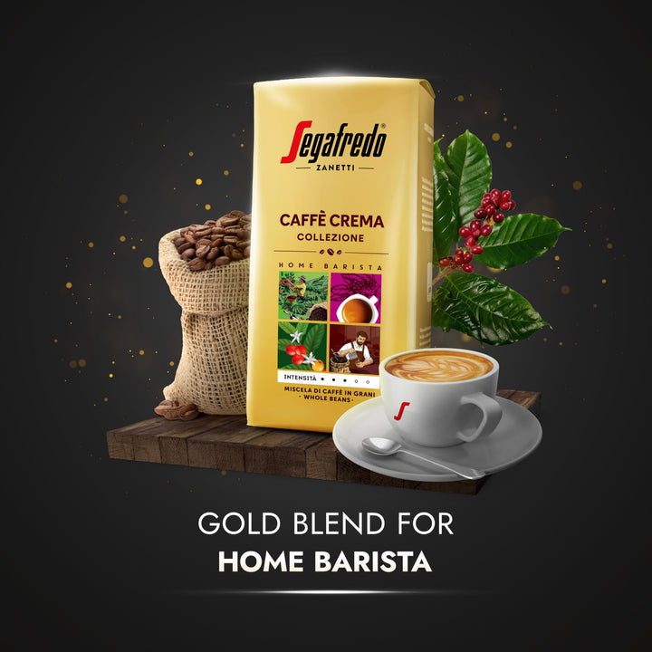 Segafredo Zanetti Caffè Crema Collezione Whole Coffee Beans 1kg