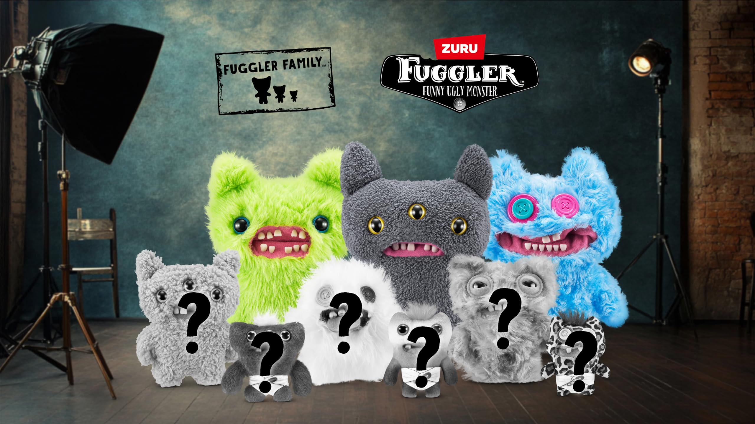 Fuggler Fugg Family by ZURU - Funny Ugly Monster Plush Collectible Toy 12