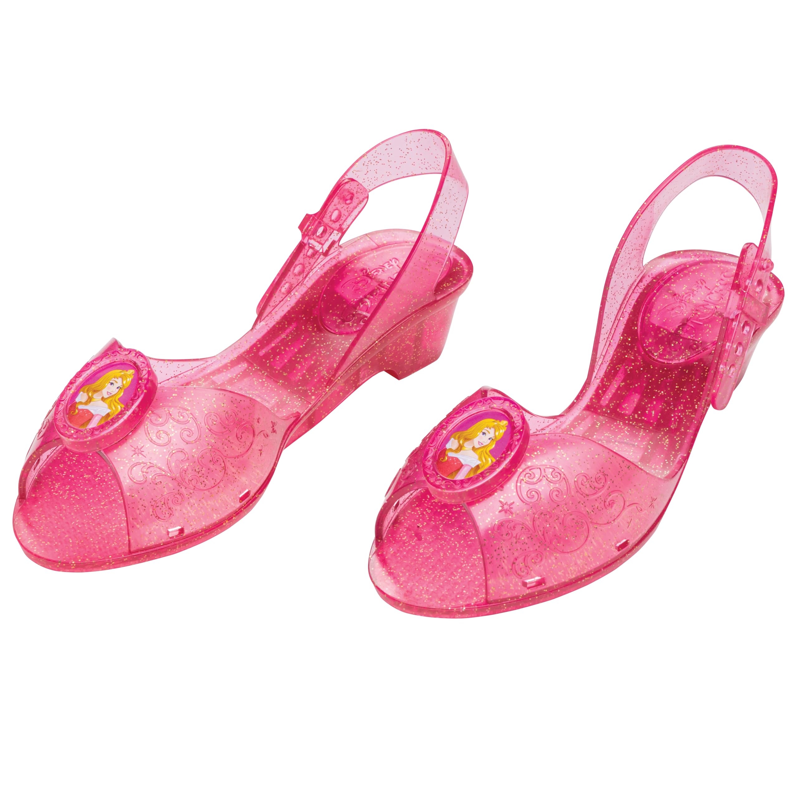 Disguise Aurora Jelly Shoes Costume - Disney Princess Dress Up for Kids 1