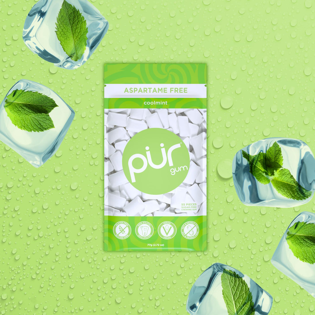 PUR - Coolmint Sugar-Free Chewing Gum (55 Pieces)
