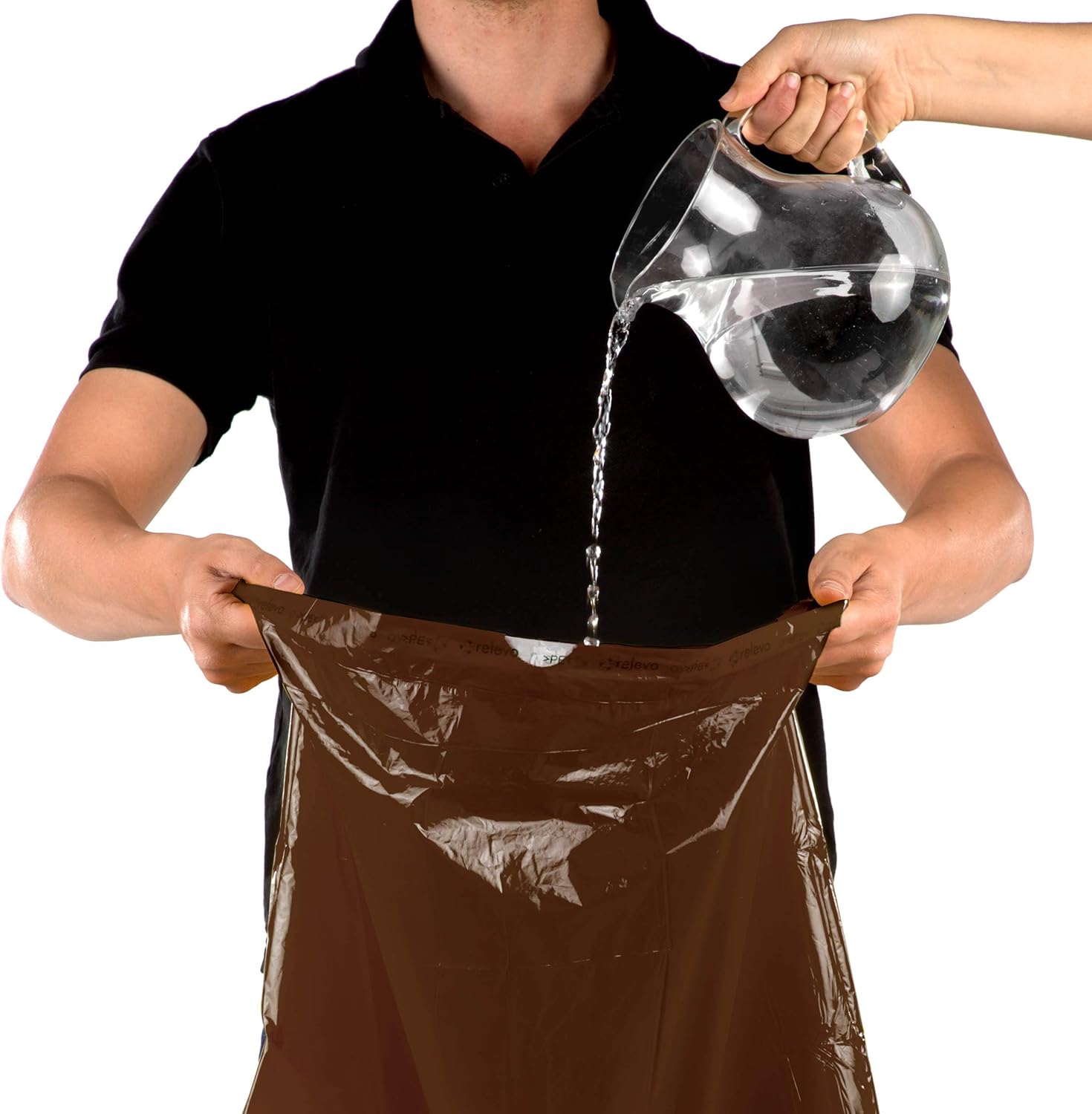 Relevo 100 % recycelte, strapazierfähige Müllbeutel, 20 l, 15 Beutel 4