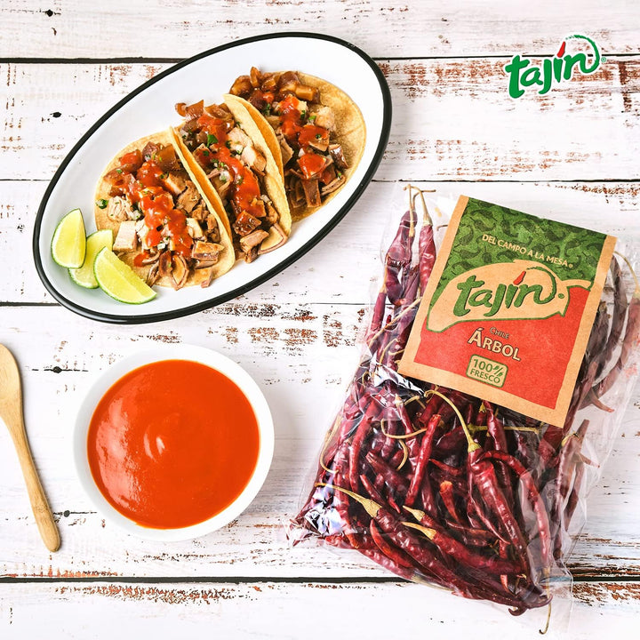 Tajin Arbol Chilli - Dried Arbol Chillies 75g Pack