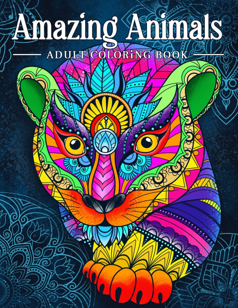 Coloring Book Independently Published - Adult Coloring Book, Stress Relieving Mandala Animal Designs | Paperback