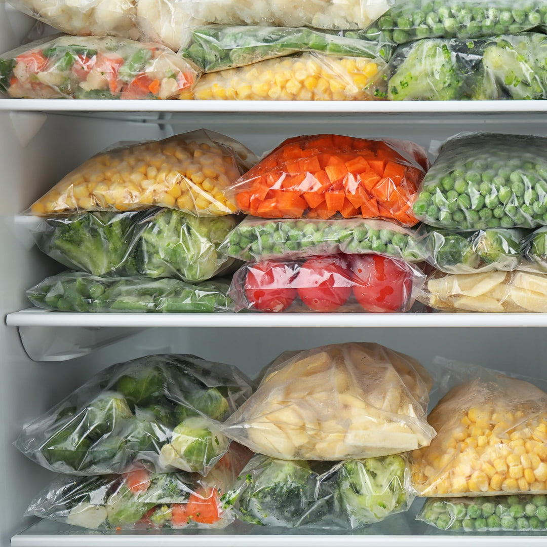 Sealapack Extra Large Reusable Freezer Bags - 10" x 12" Resealable Food Storage Bags (Pack of 15)