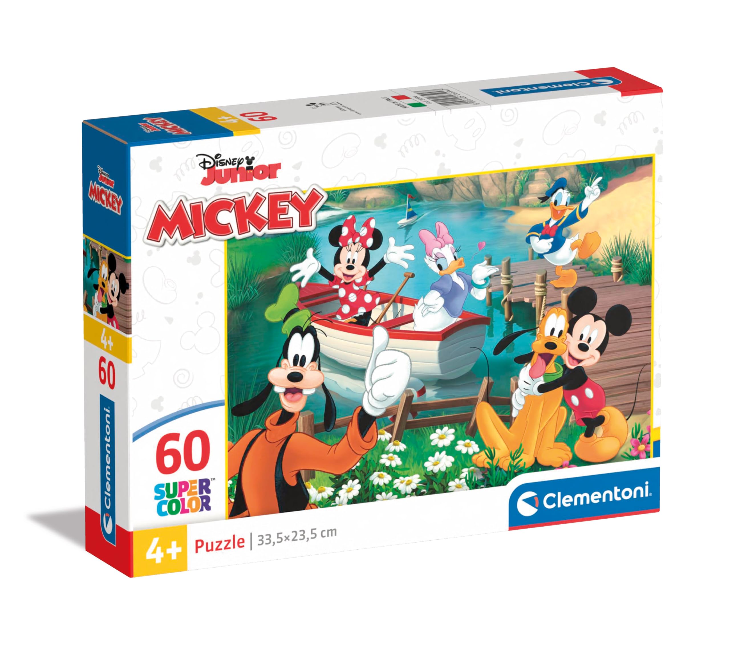 Clementoni Disney Classics 60-Piece Jigsaw Puzzle - Supercolor Puzzle for Kids