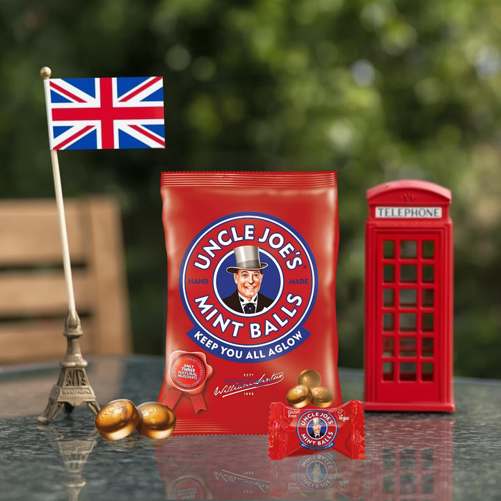 Uncle Joe's Mint Balls 90g Bag - Traditional English Mint Sweets