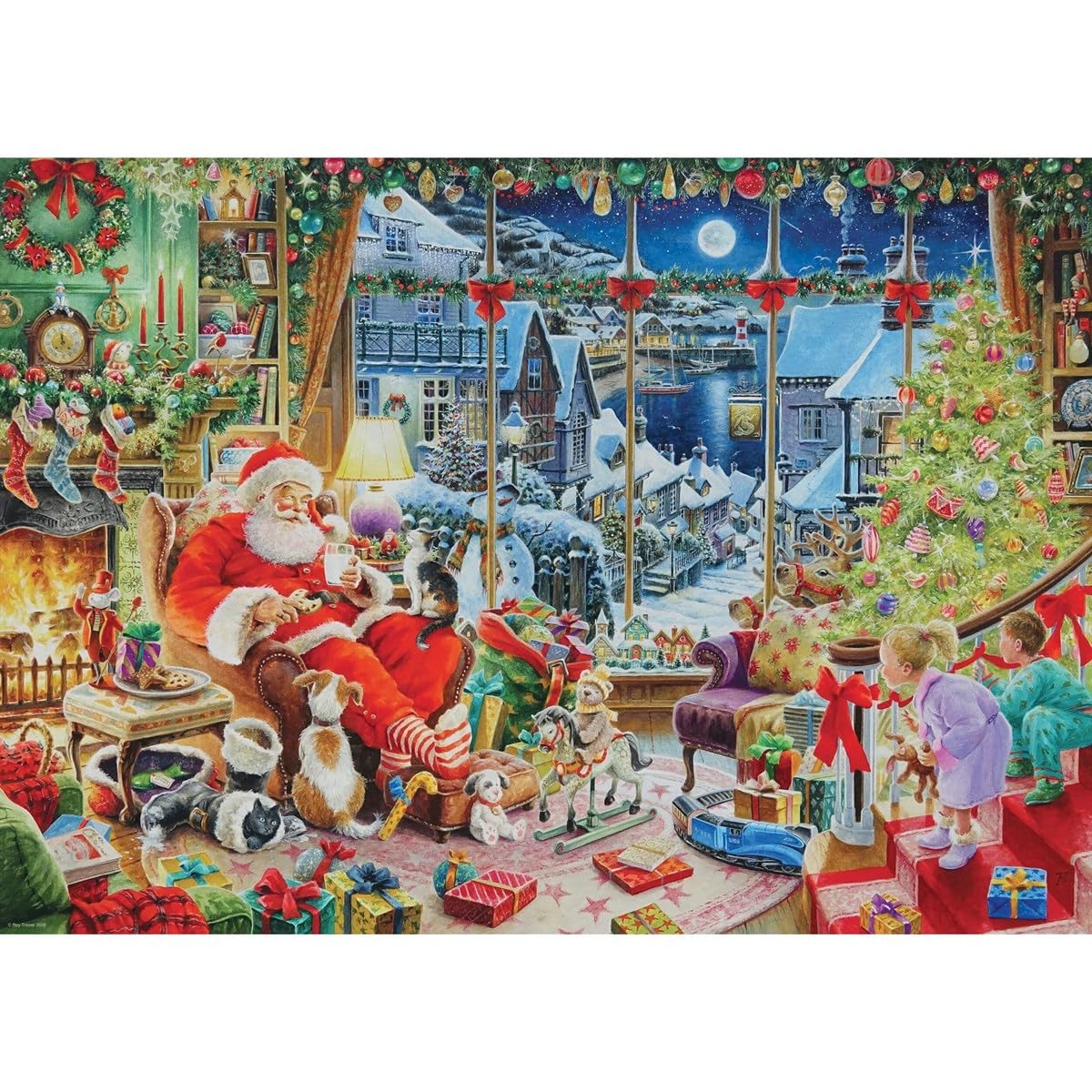 Ravensburger Santa Takes a Break Jigsaw Puzzle - 1000 Pieces