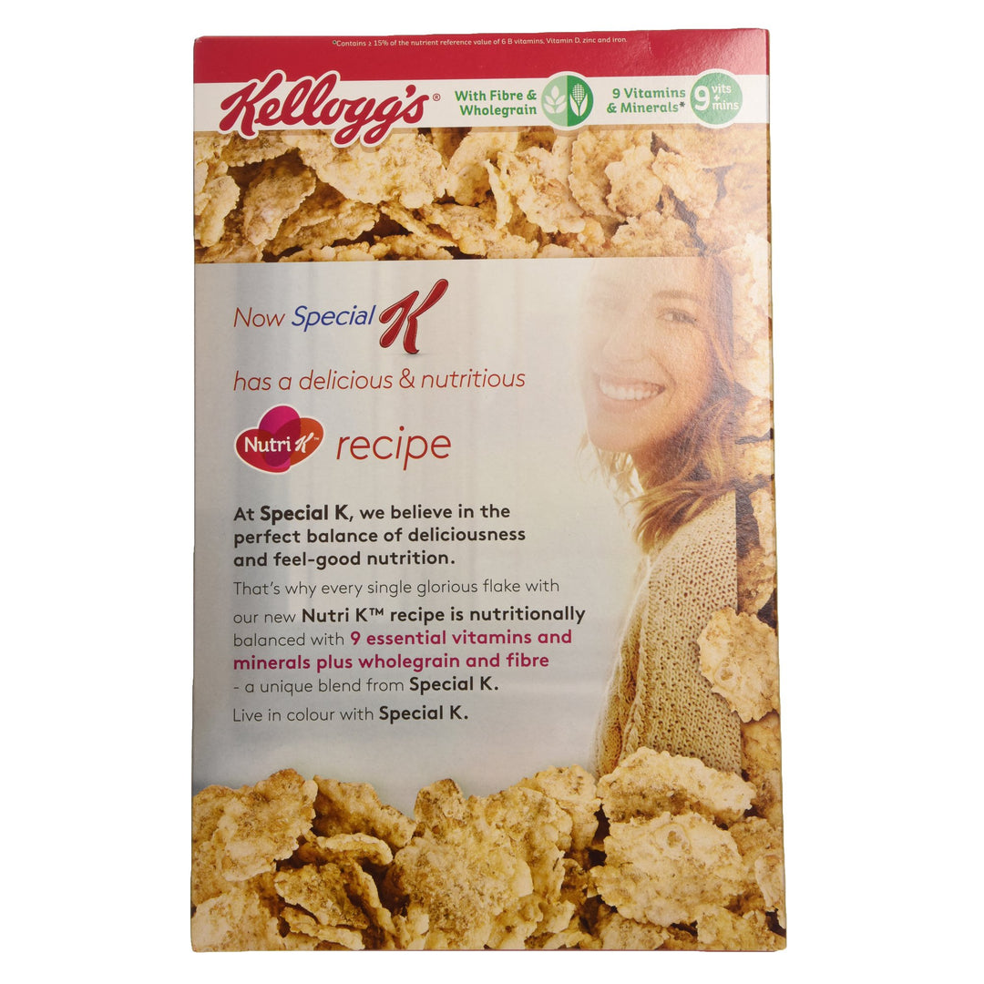 Special K Red Berries Breakfast Cereal, 500g Multigrain with Freeze-Dried Strawberries & Cherries