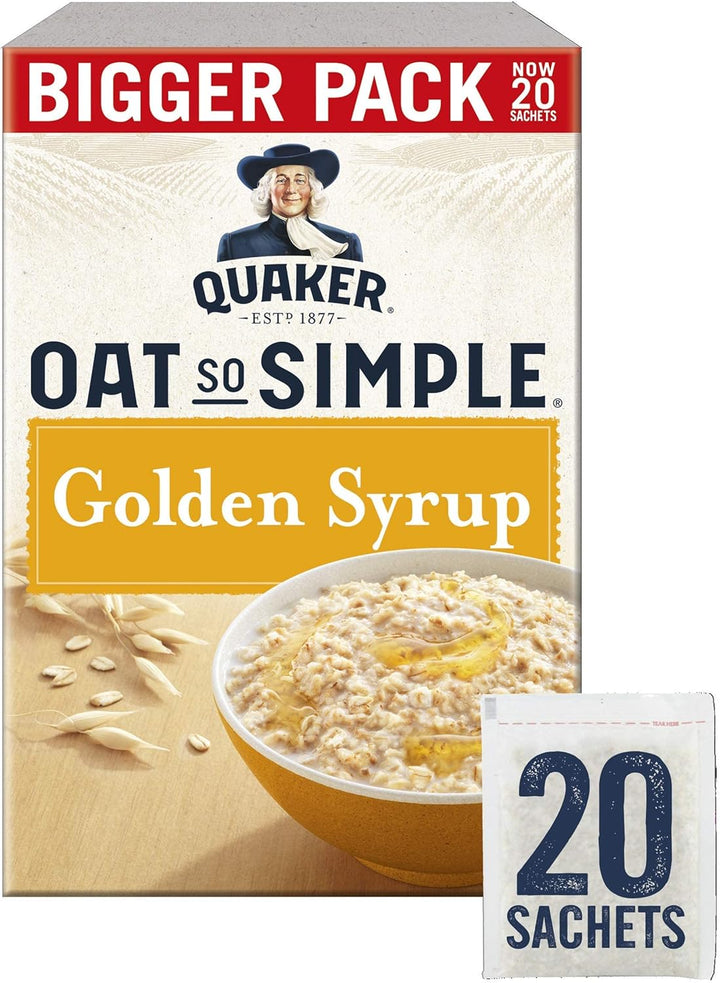 Quaker Oat So Simple Family Pack Golden Syrup 20 x 36g