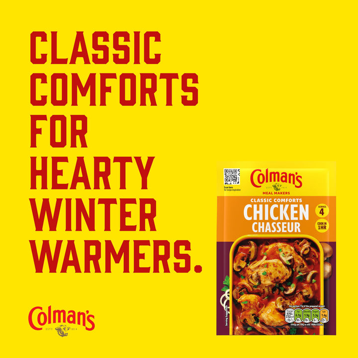 Colman's Chicken Chasseur Meal Maker - Recipe Mix for Rich Comfort Food