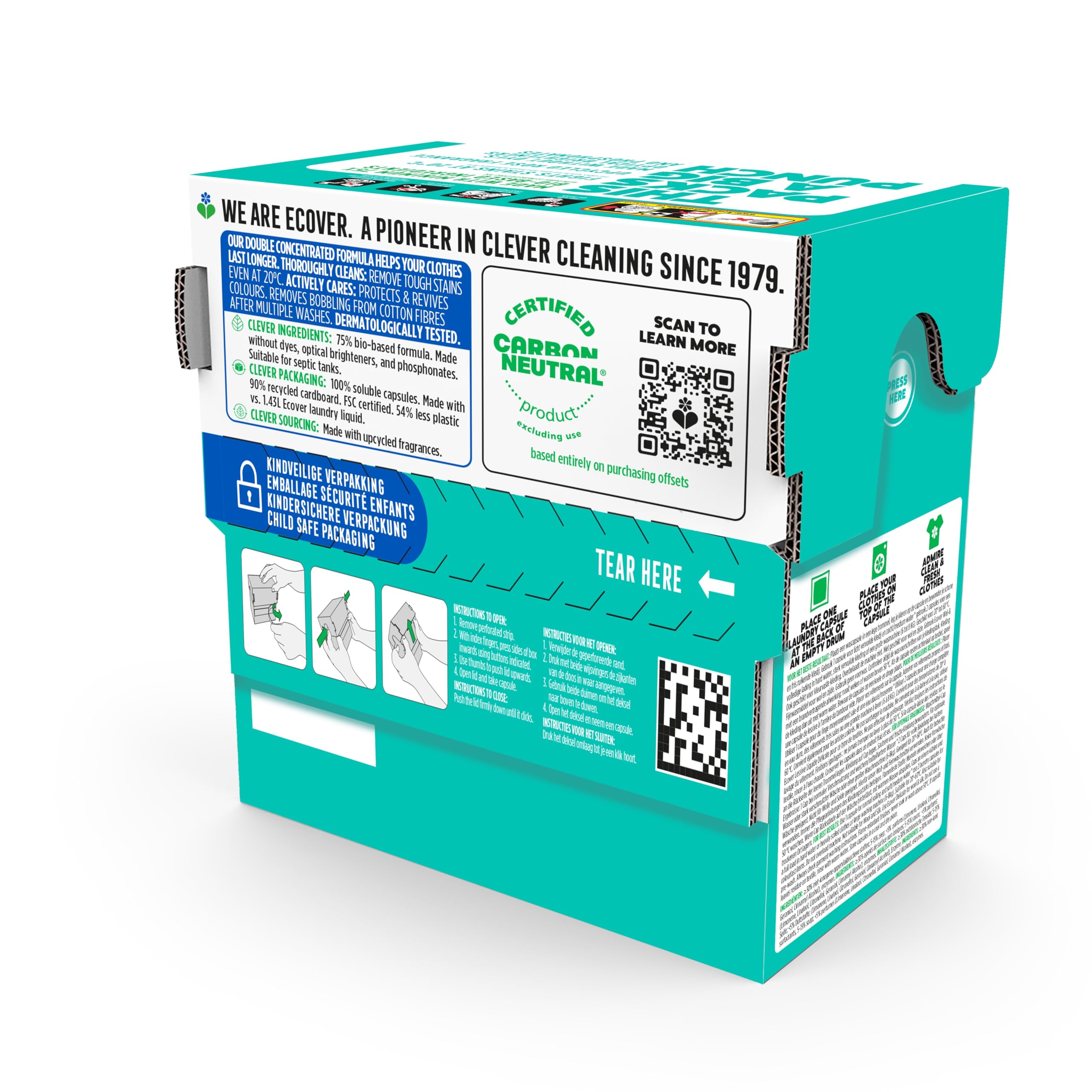 Ecover Bio Washing Capsules - Thumbnail 2