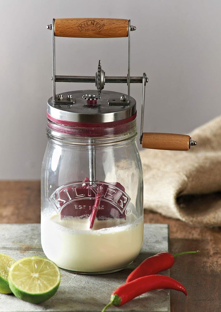 Kilner - Butter Churner Manual Kitchen Tool