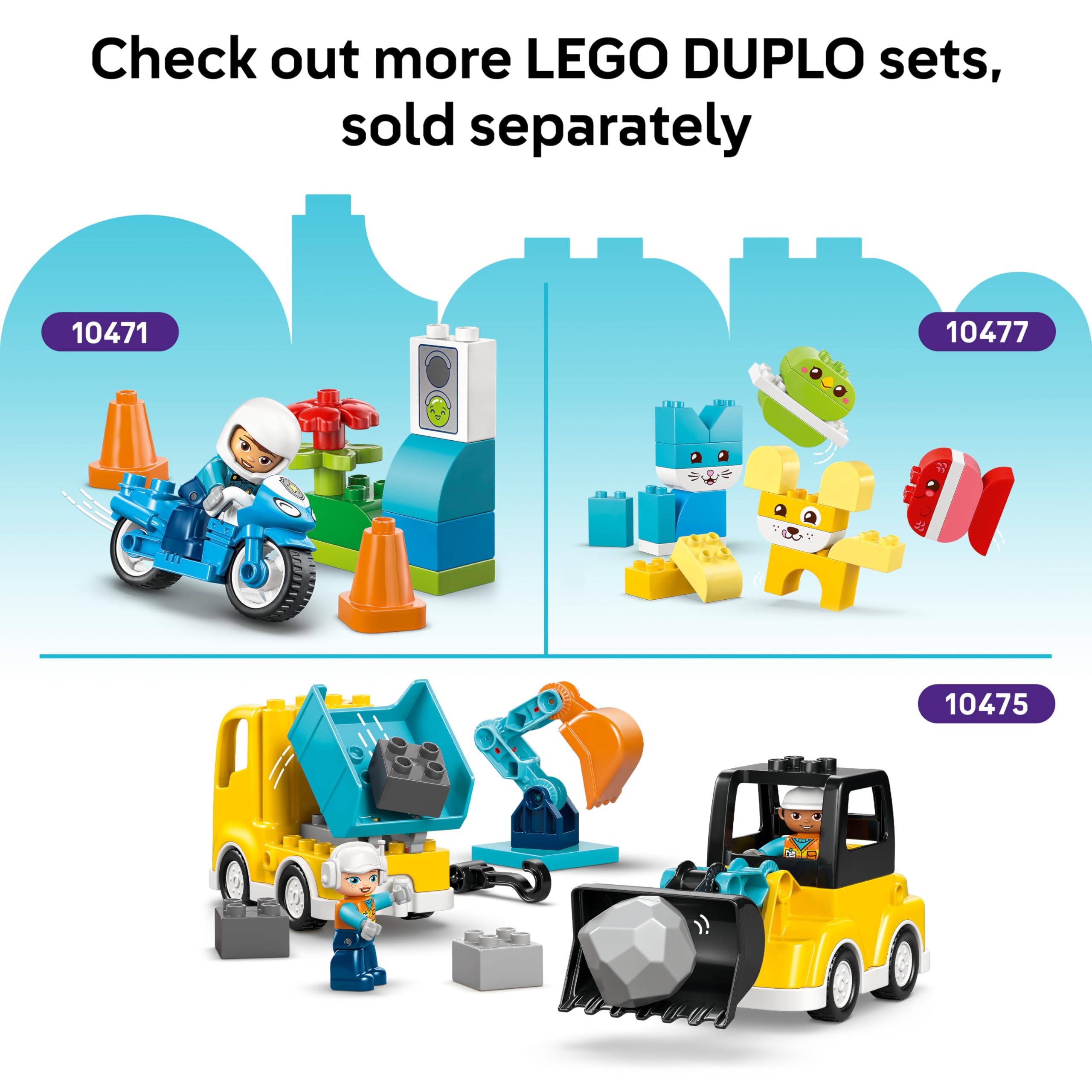 LEGO DUPLO Fire Engine with Hose and Firefighter Set 10473 | Ages 2+ 7