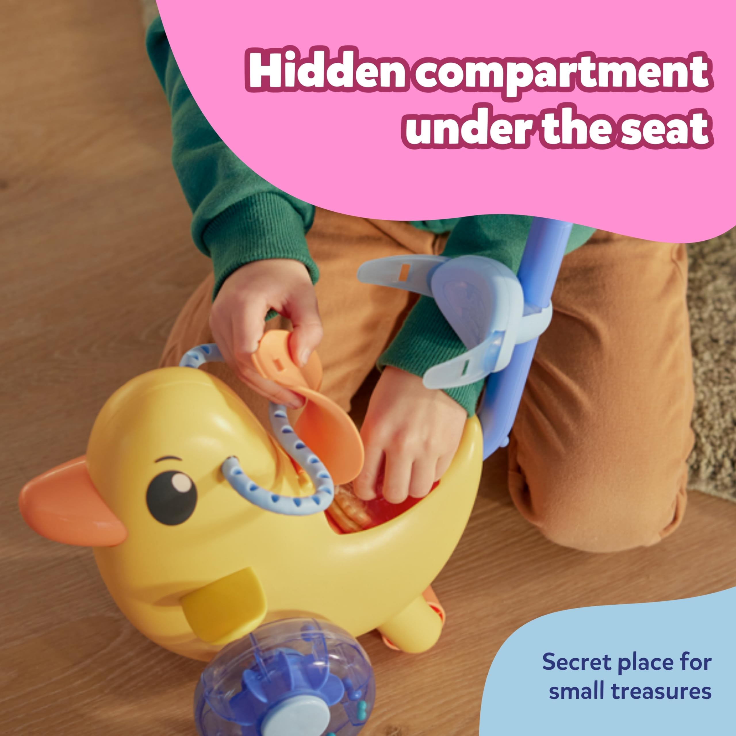 BABY born Push-Along Berta Doll Ride-On Toy | Adjustable Handlebar | Rattling Wheels | For 36cm & 43cm Dolls 5