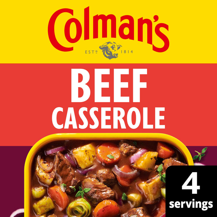 Colman's Beef Casserole Meal Maker - Classic Comfort Food Mix with Herbs & Spices