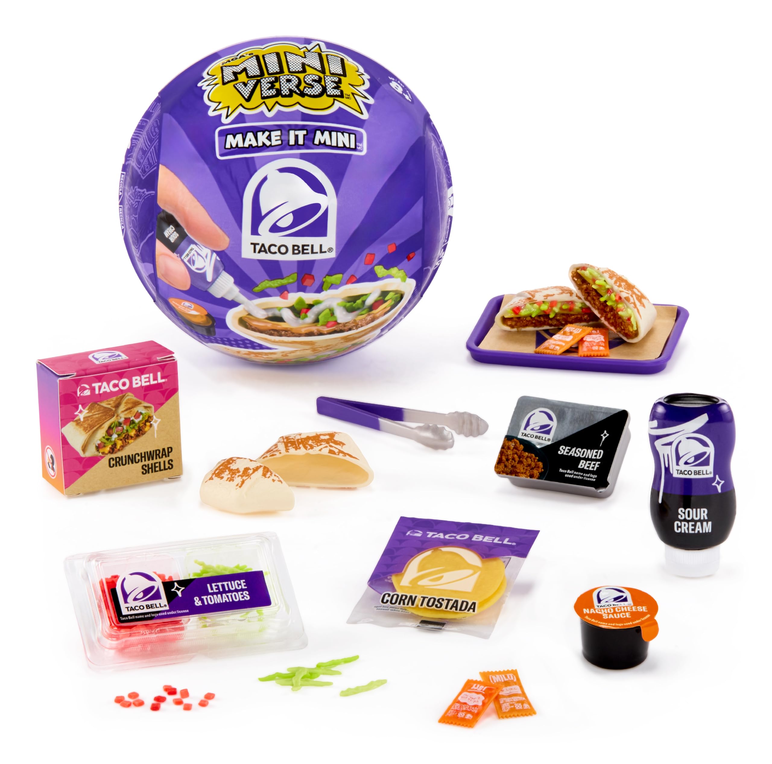 MGA's Miniverse Make It Mini Taco Bell Series 1 DIY Collectible Miniatures | Ages 8+ 1