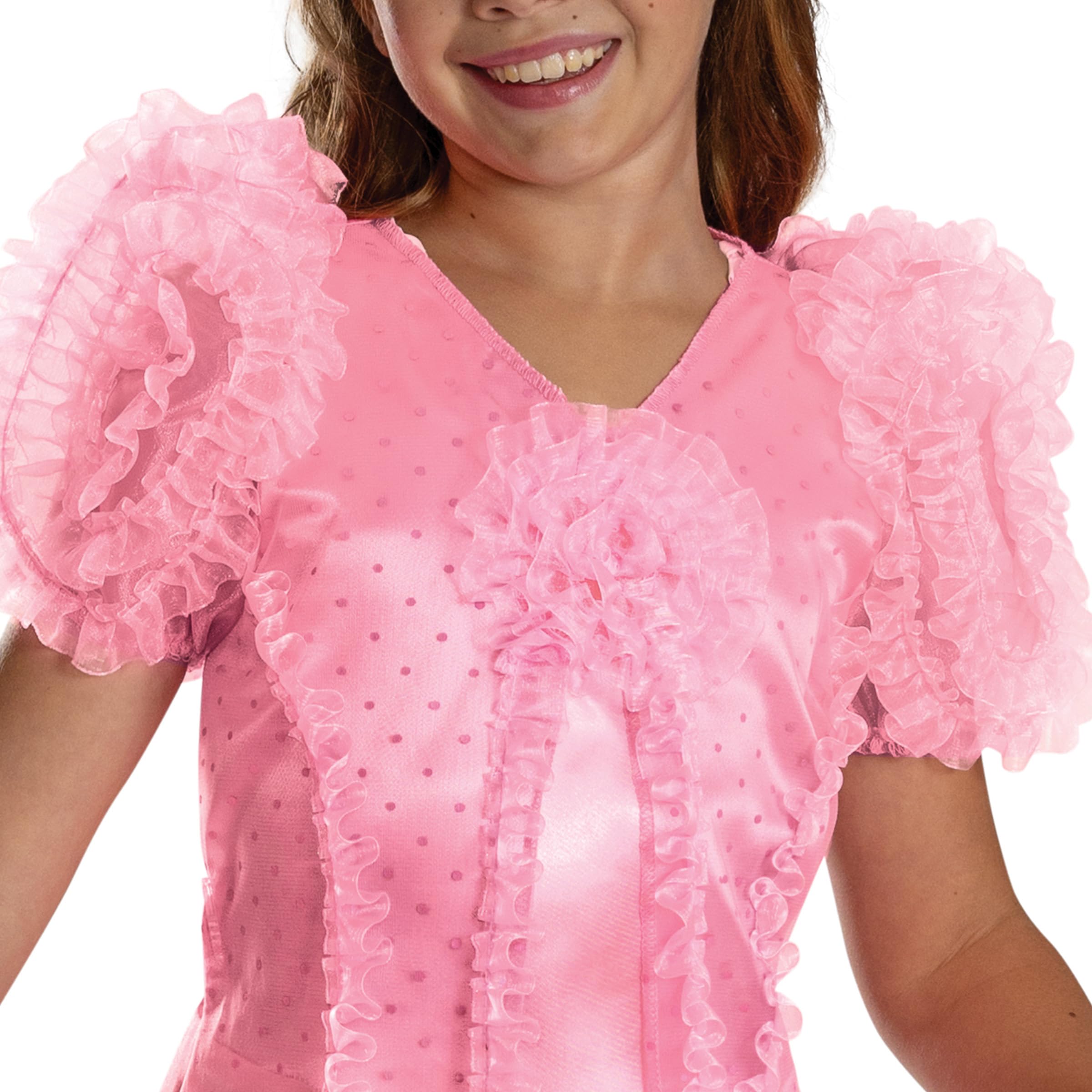 Wicked Glinda Fancy Dress Costume for Kids by Disguise | Size 7-8 Years | Polyester 3