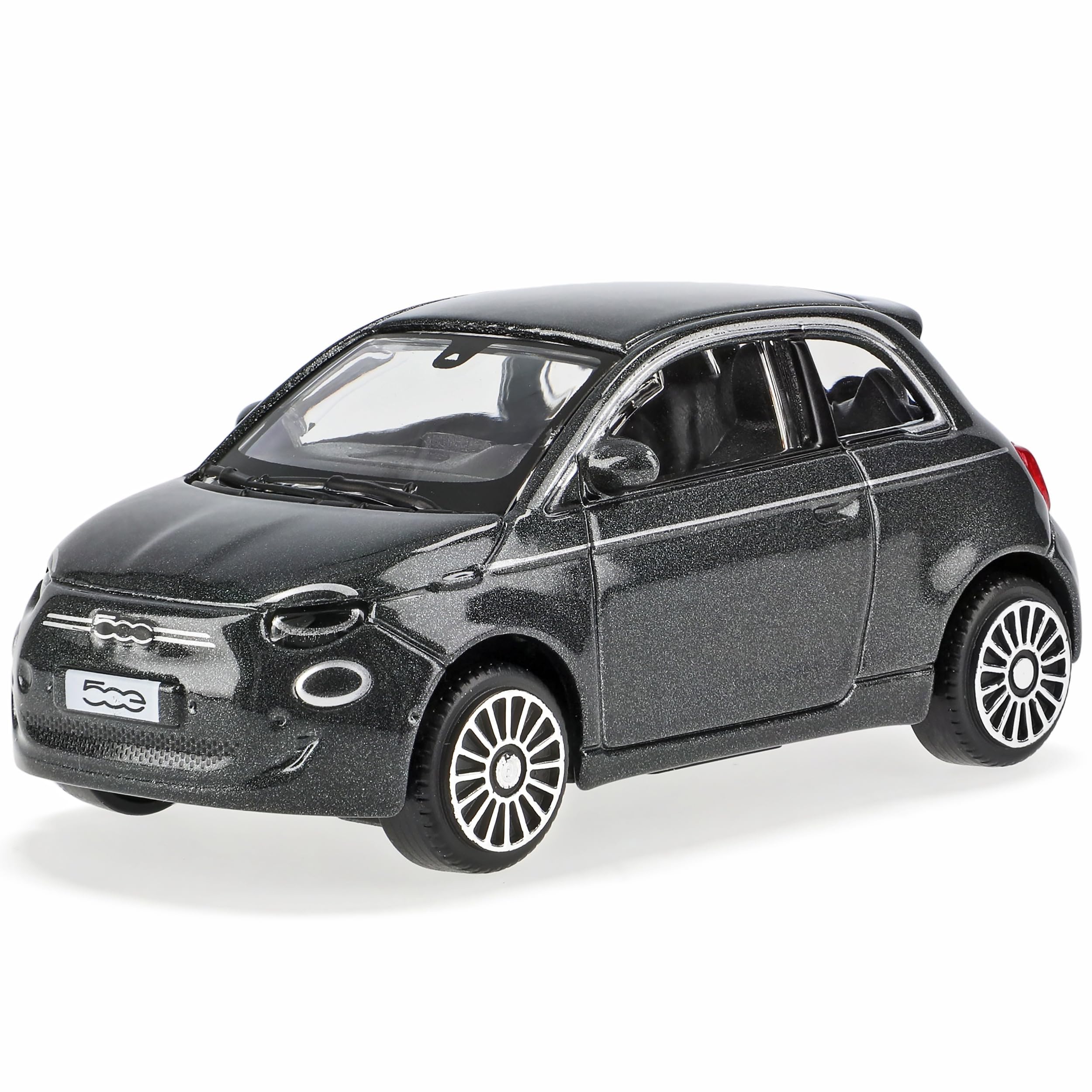 Bburago Fiat 500E Model Car - 1:43 Scale Die-Cast | Ages 3+ | Pink or Grey 1