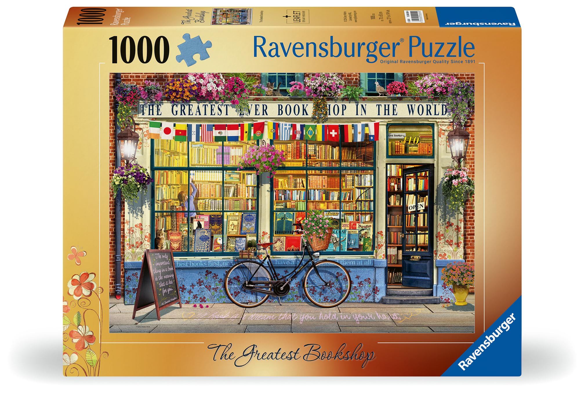 Ravensburger - The Greatest Bookshop 1000 Piece Jigsaw Puzzle 7