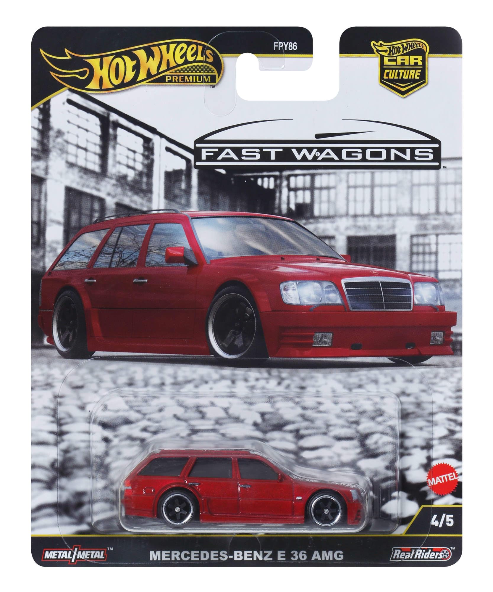 Hot Wheels Mercedes-Benz AMG Car Culture Collectible - 1:64 Scale Die-Cast | Metal/Metal Body | Real Riders Tires 5