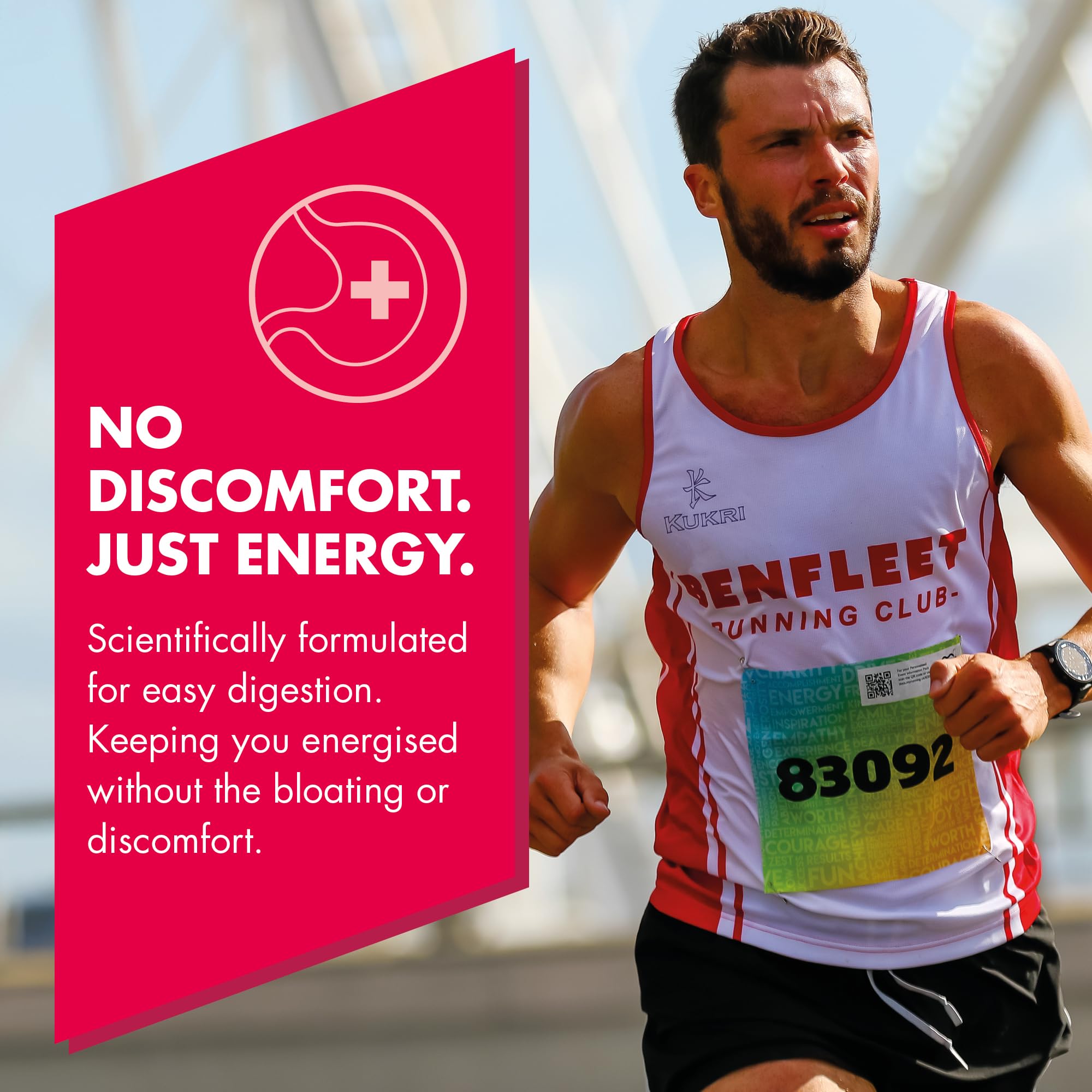 HIGH5 Energy Gel Pouches - 6 x 40g Berry Vegan Fuel for Endurance Sports | Caffeine-Free 5