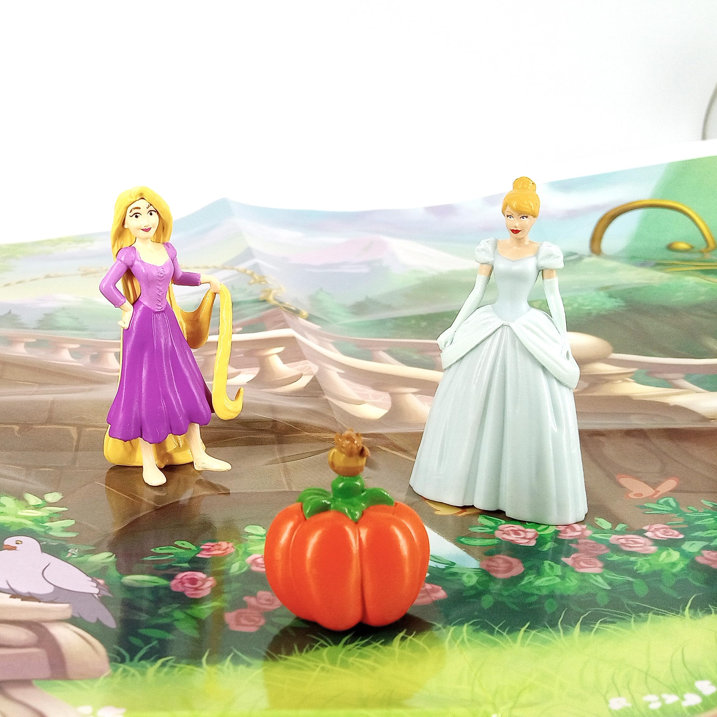 Phidal Disney Princess My Busy Books - Storybook, 10 Figurines, Playmat | Ages 3+ 4