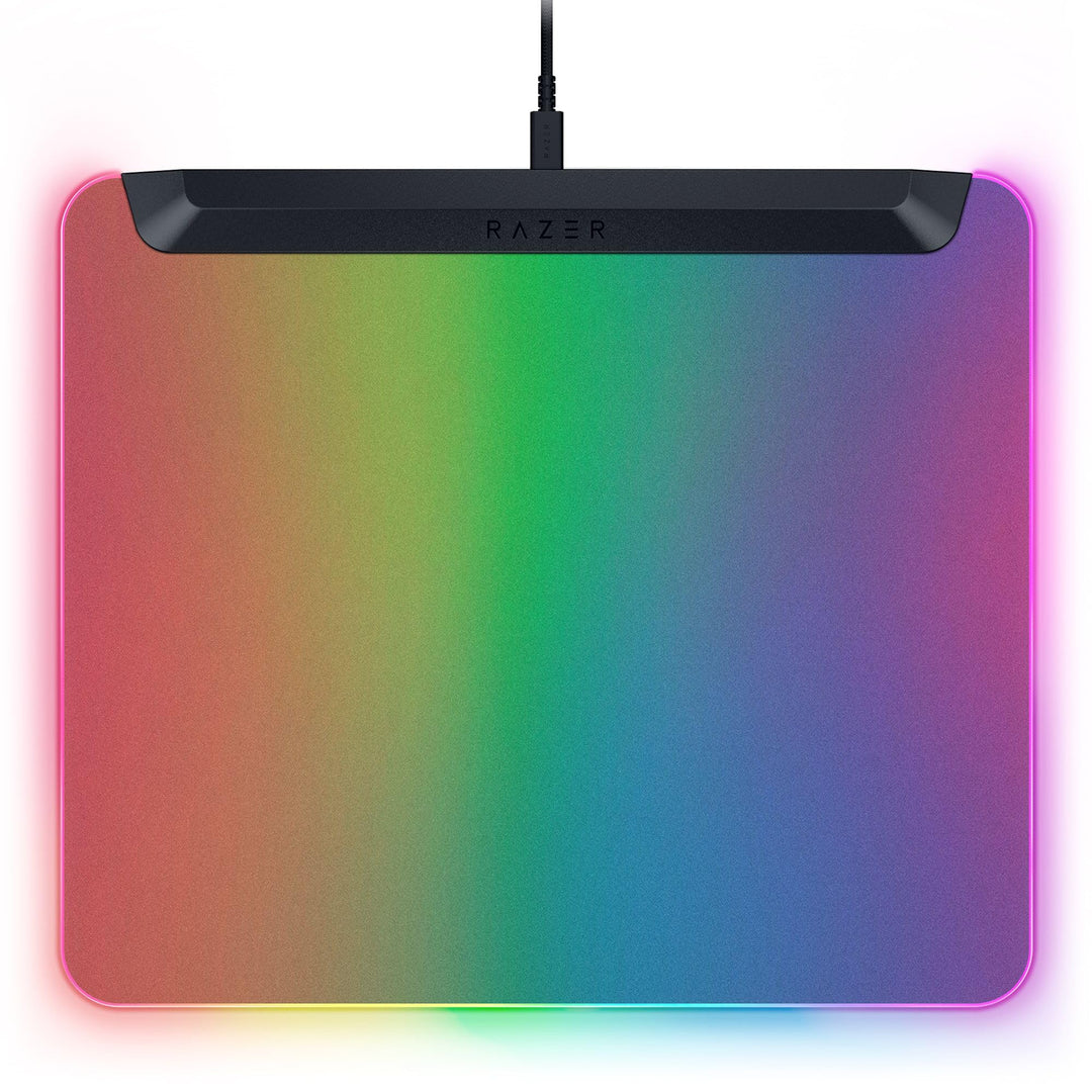 Razer Firefly V2 Pro - RGB Backlit Gaming Mouse Mat with 15-Zone Chroma Lighting & Integrated USB Port