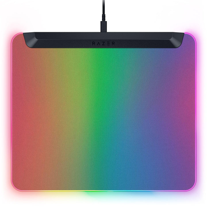 Razer Firefly V2 Pro - RGB Backlit Gaming Mouse Mat with 15-Zone Chroma Lighting & Integrated USB Port