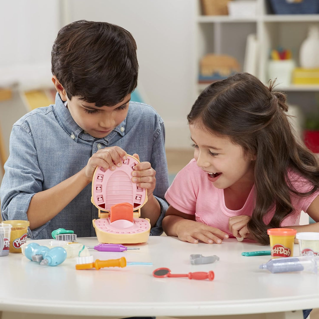 Play-Doh Drill 'n Fill Dentist - Pretend Play Dental Set for Kids 3+