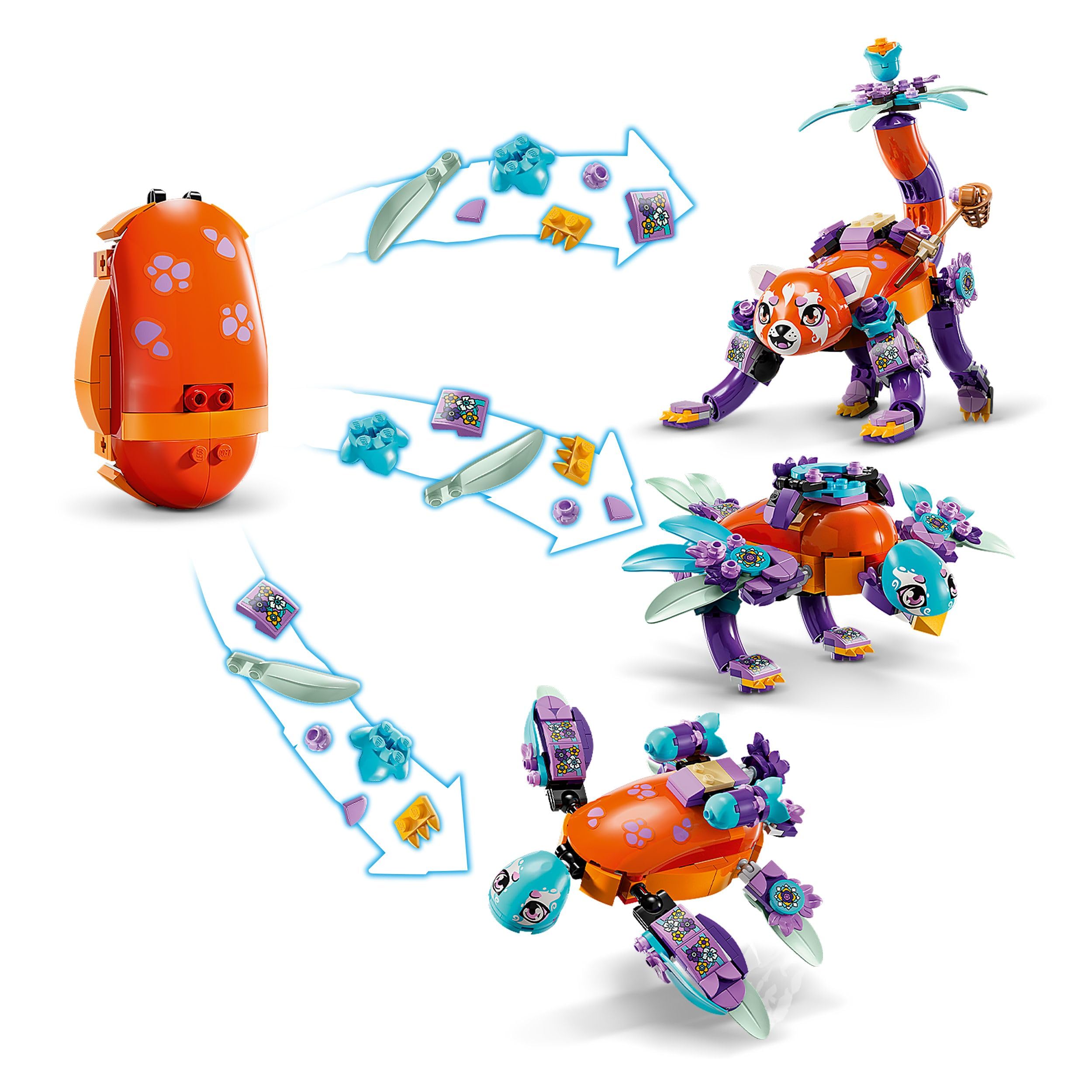 LEGO DREAMZzz Izzie’s Dream Animals Set - Panda, Turtle, Bird Building Toy for Ages 8+ 11