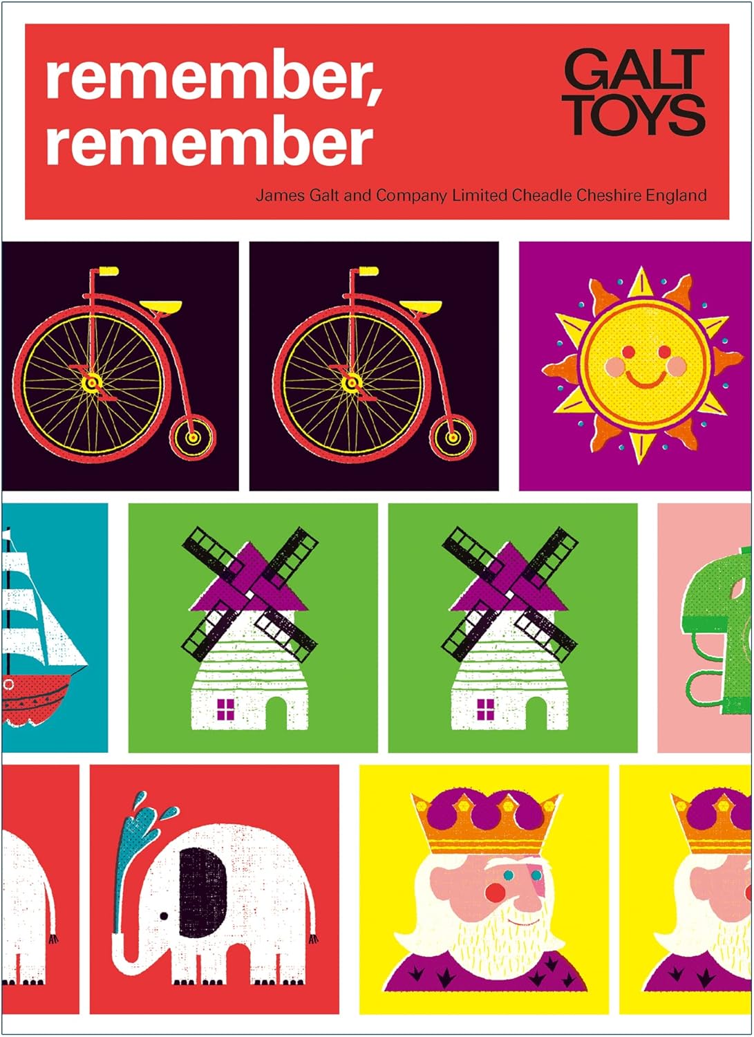 Galt Remember, Remember Matching Pairs Card Game for Kids, Ages 5-8 5