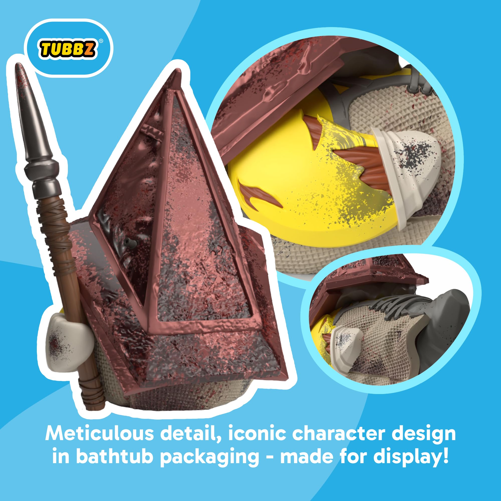 TUBBZ Silent Hill Pyramid Head Cosplaying Rubber Duck Vinyl Figure - First Edition | 9cm Tall