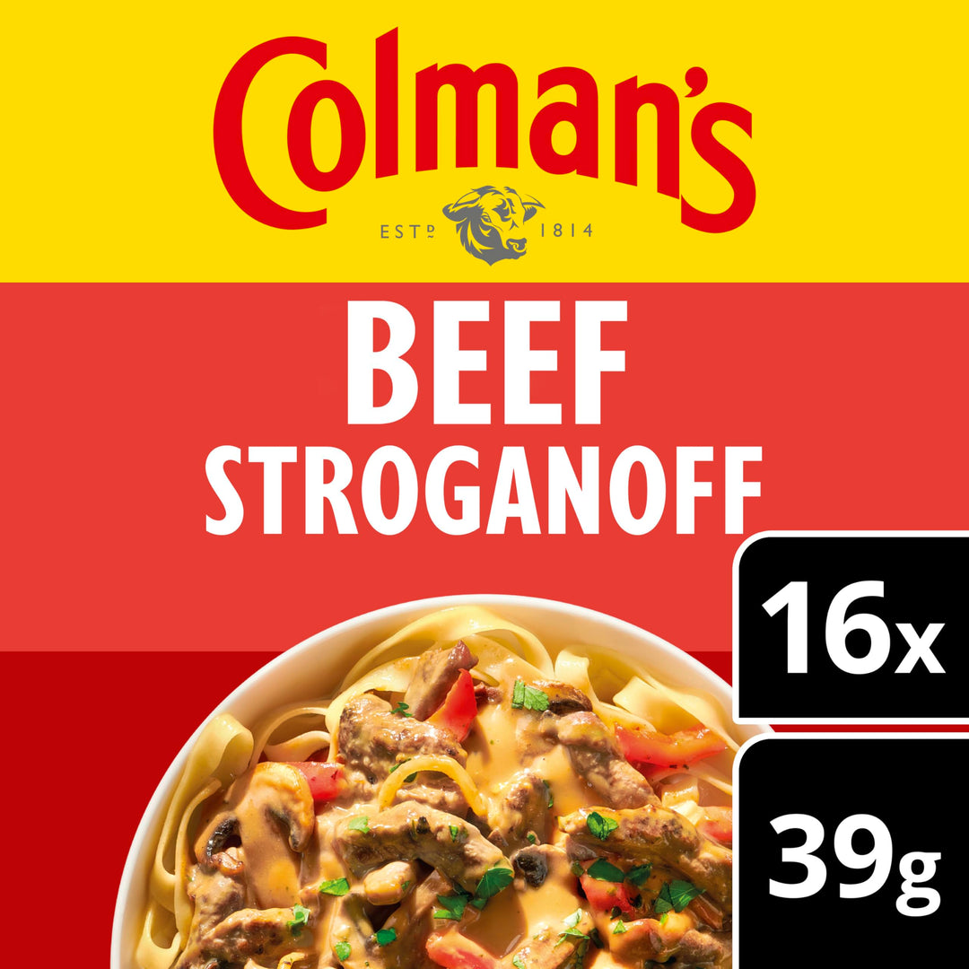 Colman's Beef Stroganoff Meal Maker - Quick Sauce Mix for Hearty Family Meals