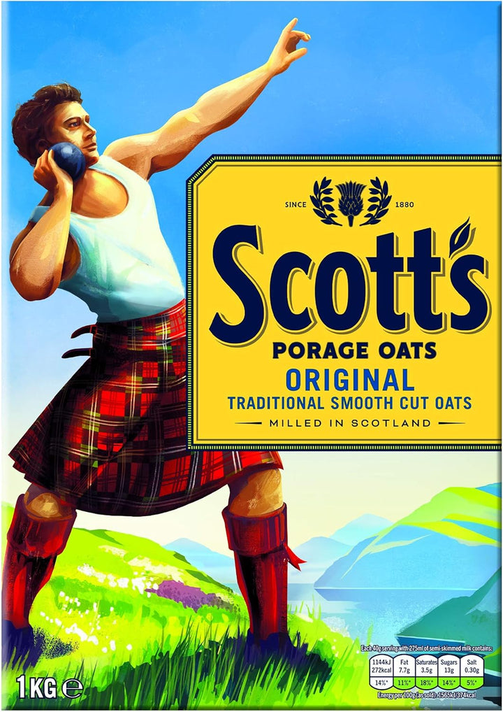 Scott's Porage Original Porridge Oats, 1 kg