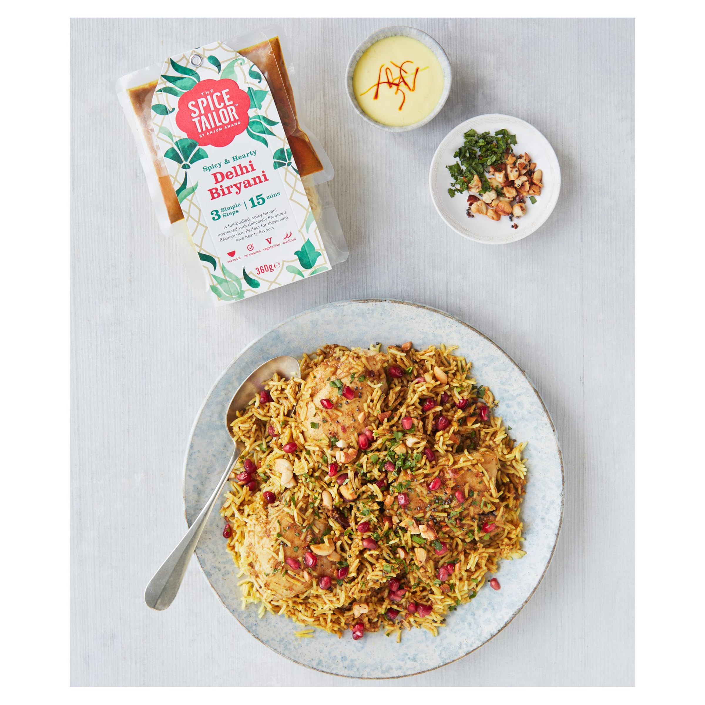 The Spice Tailor Delhi Biryani Kit - Authentic Indian Meal | 360g 3