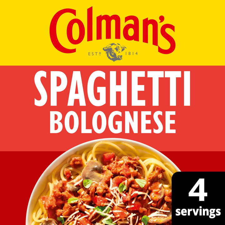 Colman's Spaghetti Bolognese Meal Maker - Quick & Easy Family Sauce Mix (4 Servings)