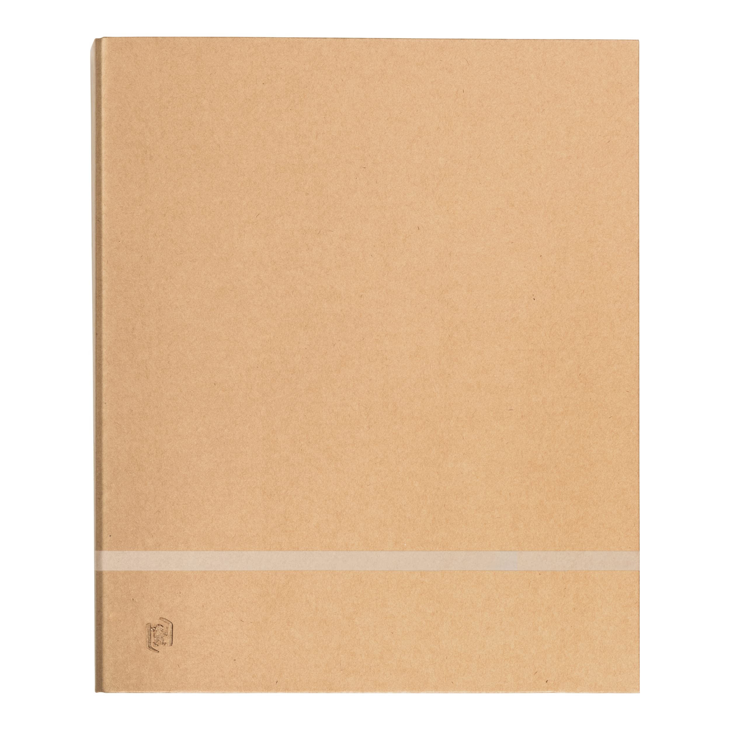 Oxford Recycled A4 O-Ring Binder - 2 Ring, 40mm Spine, Beige | Eco-Friendly Paper-on-Board 7