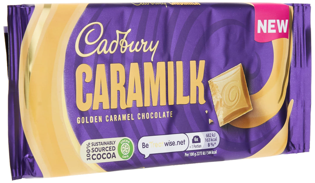 Cadbury Caramilk Golden Caramel Chocolate Bar, 90g