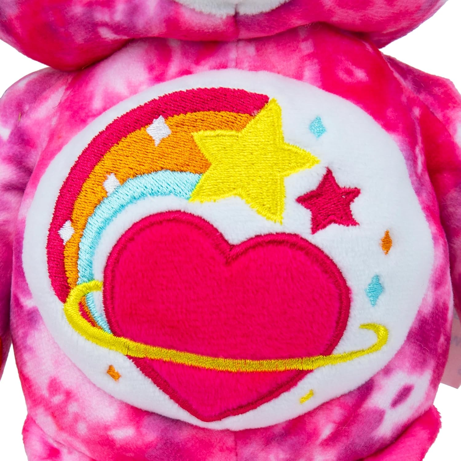 Care Bears Blissful Heart Bear 22cm Bean Plush - Soft Cuddly Toy for Kids 7