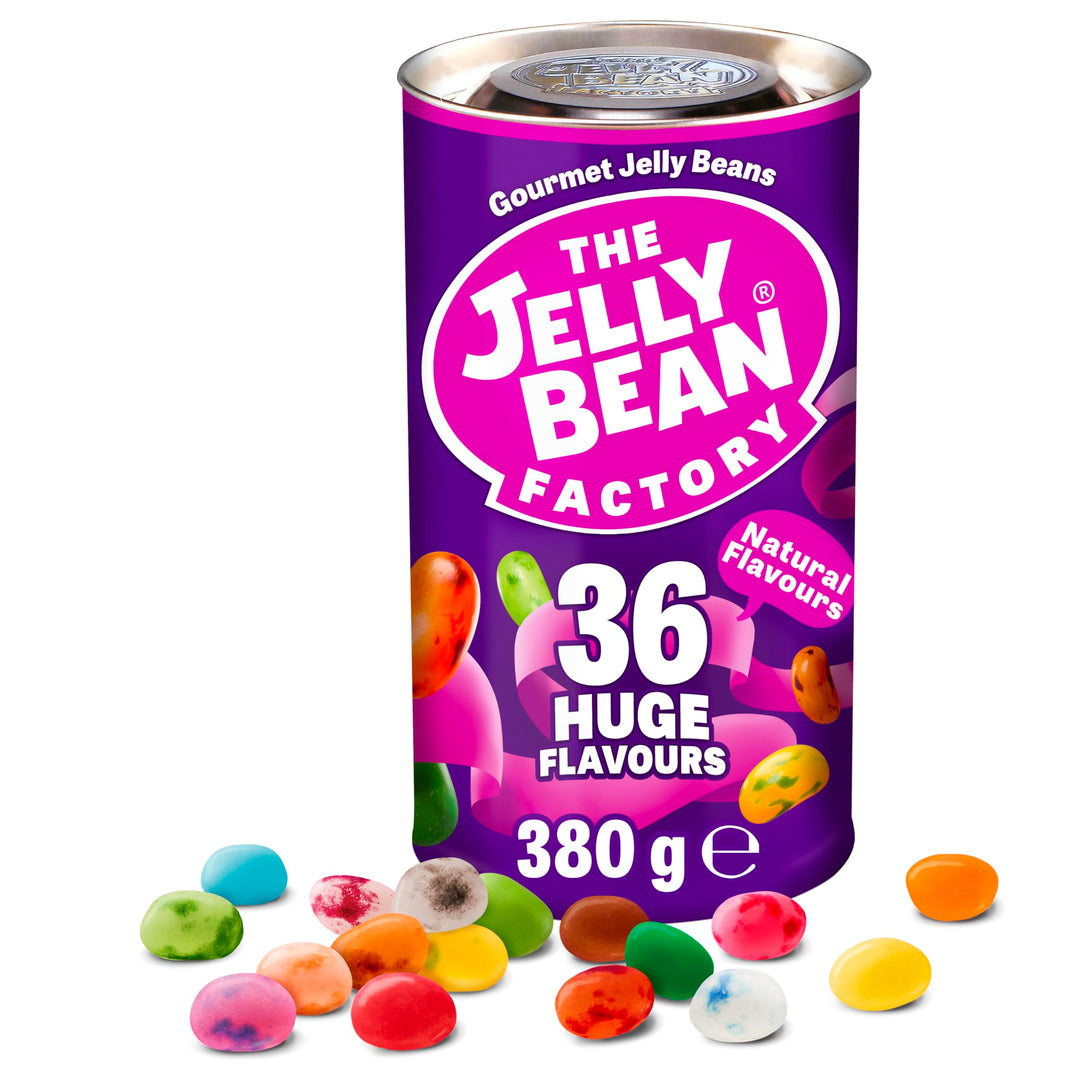 The Jelly Bean Factory Gourmet Jelly Beans Gift 380g Can - Bulk Gluten Free Sweets
