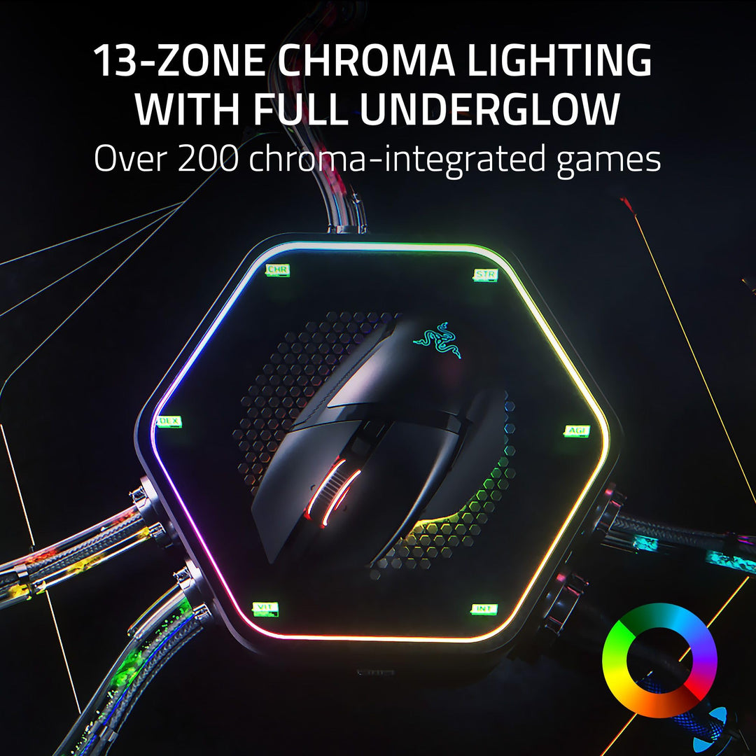 Razer Basilisk V3 Pro - Wireless Gaming Mouse with HyperScroll Tilt Wheel, 30K Sensor, RGB Lighting