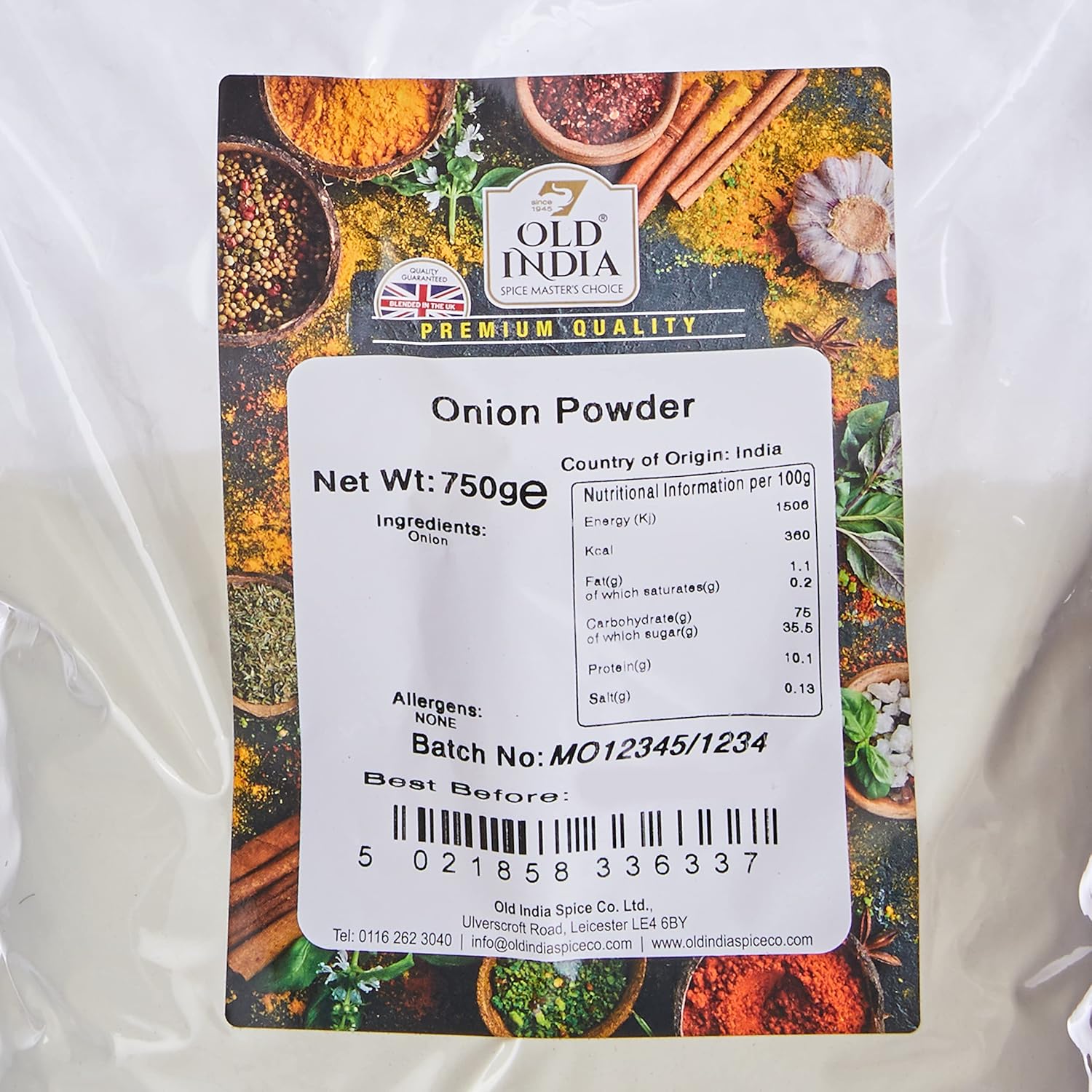 Old India Onion Powder 750 g 6