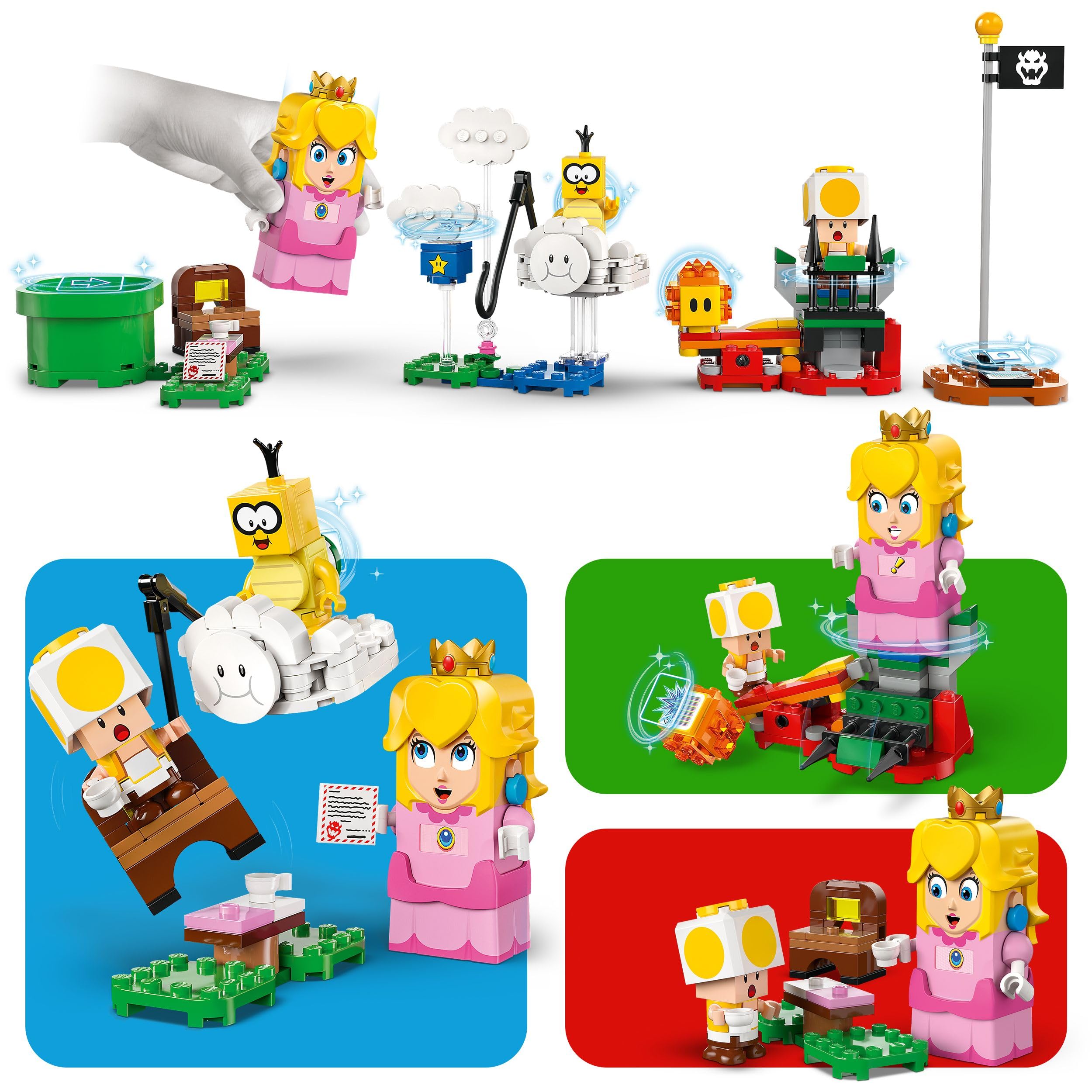 LEGO Super Mario Adventures with Interactive Peach Playset - Building Set for Kids 6+ 6