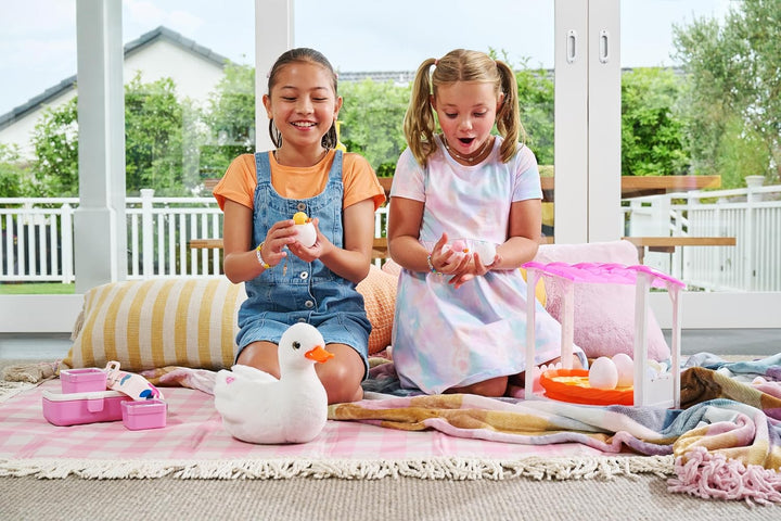 Pets Alive Mama & Baby Surprise - Electronic Duck Playset with Sounds & Waddling Motion