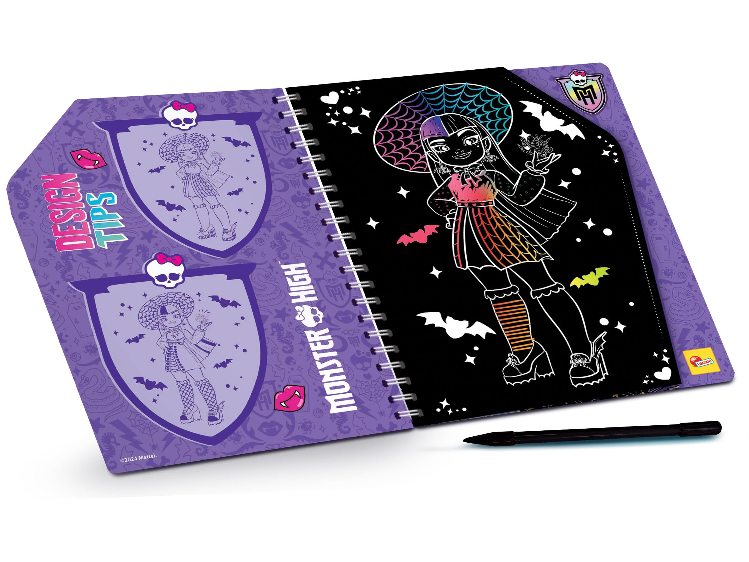 Lisciani Monster High Scratch Book - Monster Hug | 44 Pages | Ages 4+ 2
