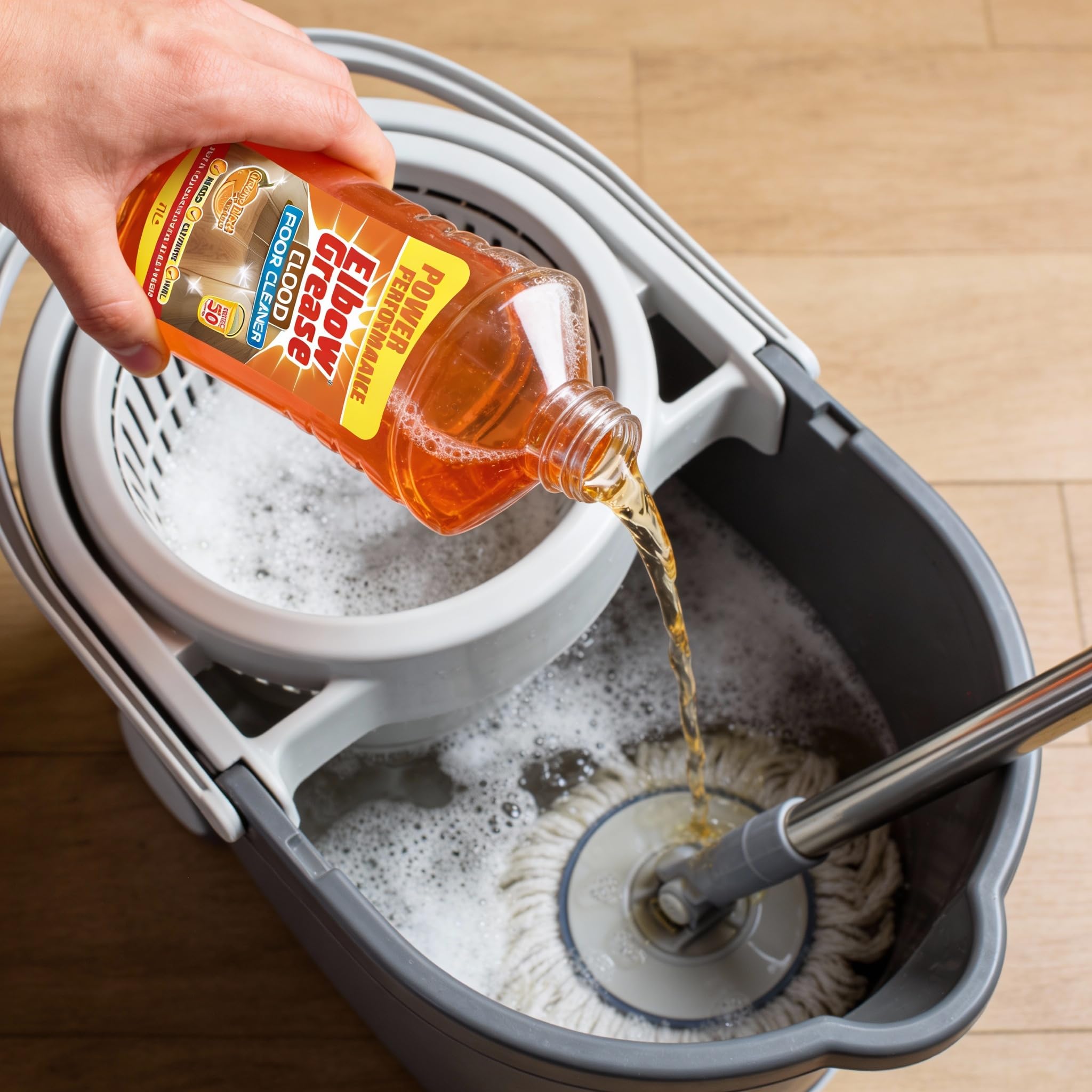 Elbow Grease Concentrated Floor Cleaner - Orange Scent, No Rinse Formula | Makes up to 50 Litres 6